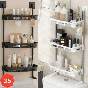 منظم فوق المرحاض ثلاث طبقات