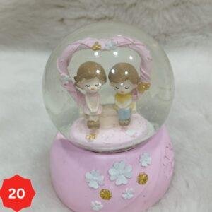 بلوره متحركة مع موسيقى