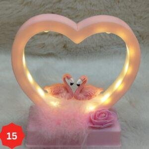 مع اضاءه وموسيقى