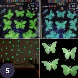 الفراشات الفسفورية المضيئة