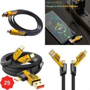 كابل شحن الهواتف 4*1