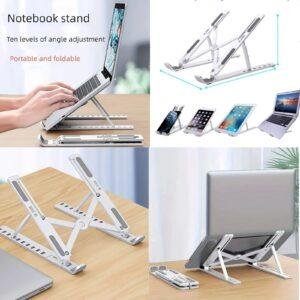 حامل هاتف/جهاز لوحي قابل للطي والتعديل.