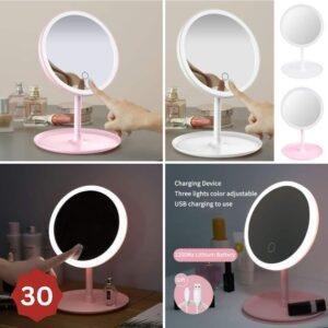 مرآه مكياج المضيئه