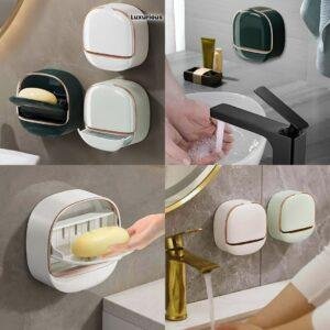 صندوق الصابون الجداري ذات تصميم أنيق