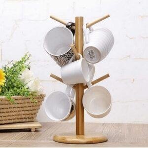 ستاند كاسات خشبي