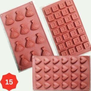 قالب سيليكون لصنع الشوكولاه