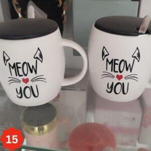 كوب مع ملعقة عدد 1