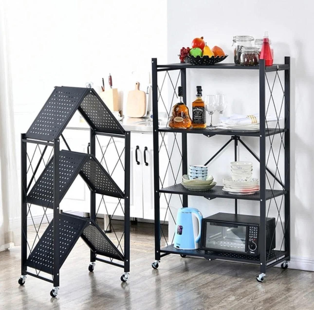 رفوف التخزين قابلة للطي