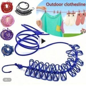 حبل ملاقط قابل للسحب