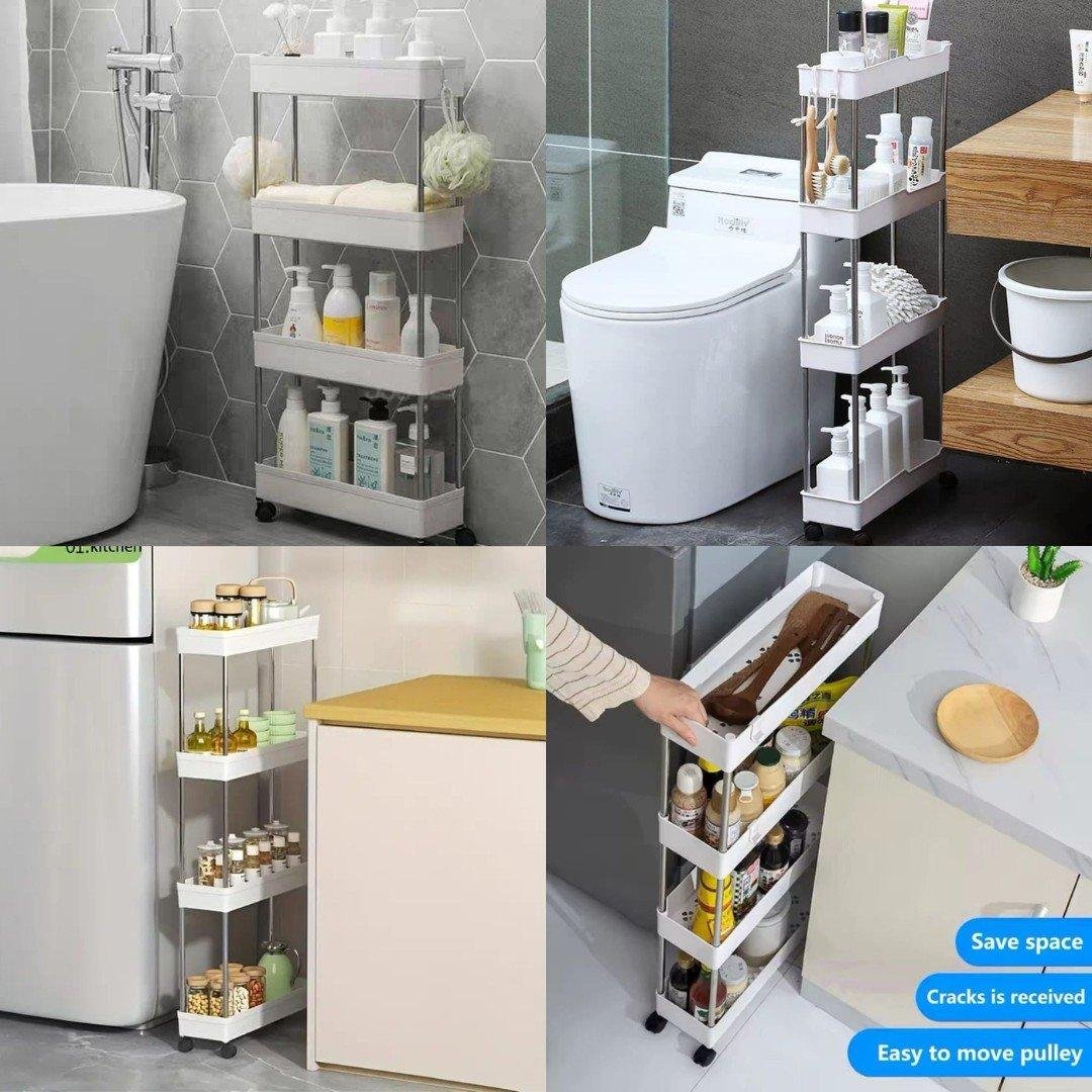 عربة تخزين الحل المثالي للمساحات الضيقة