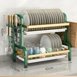 ستاند جلي ذهبي طبقتين