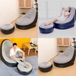 كرسي + ( مقعد الأرجل)+ منفاخ