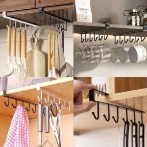 علاقة الاكواب أو الأدوات تحت الرفوف