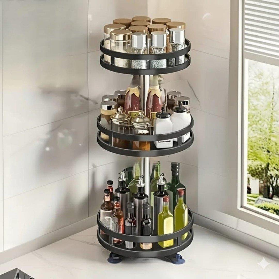 منظم توابل قابل للدوران بزاوية 360 درجة